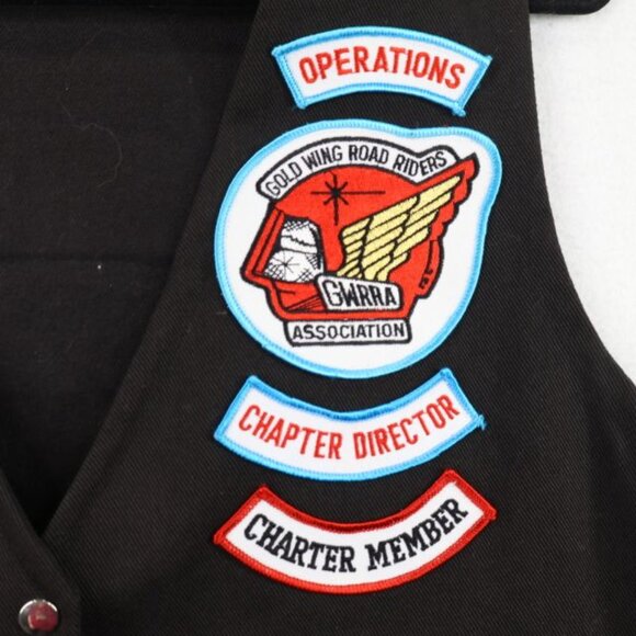 GWRRA Gold Wing Road Riders Association Vest Wisconsin Chapter Motorcycle Club - Picture 4 of 7